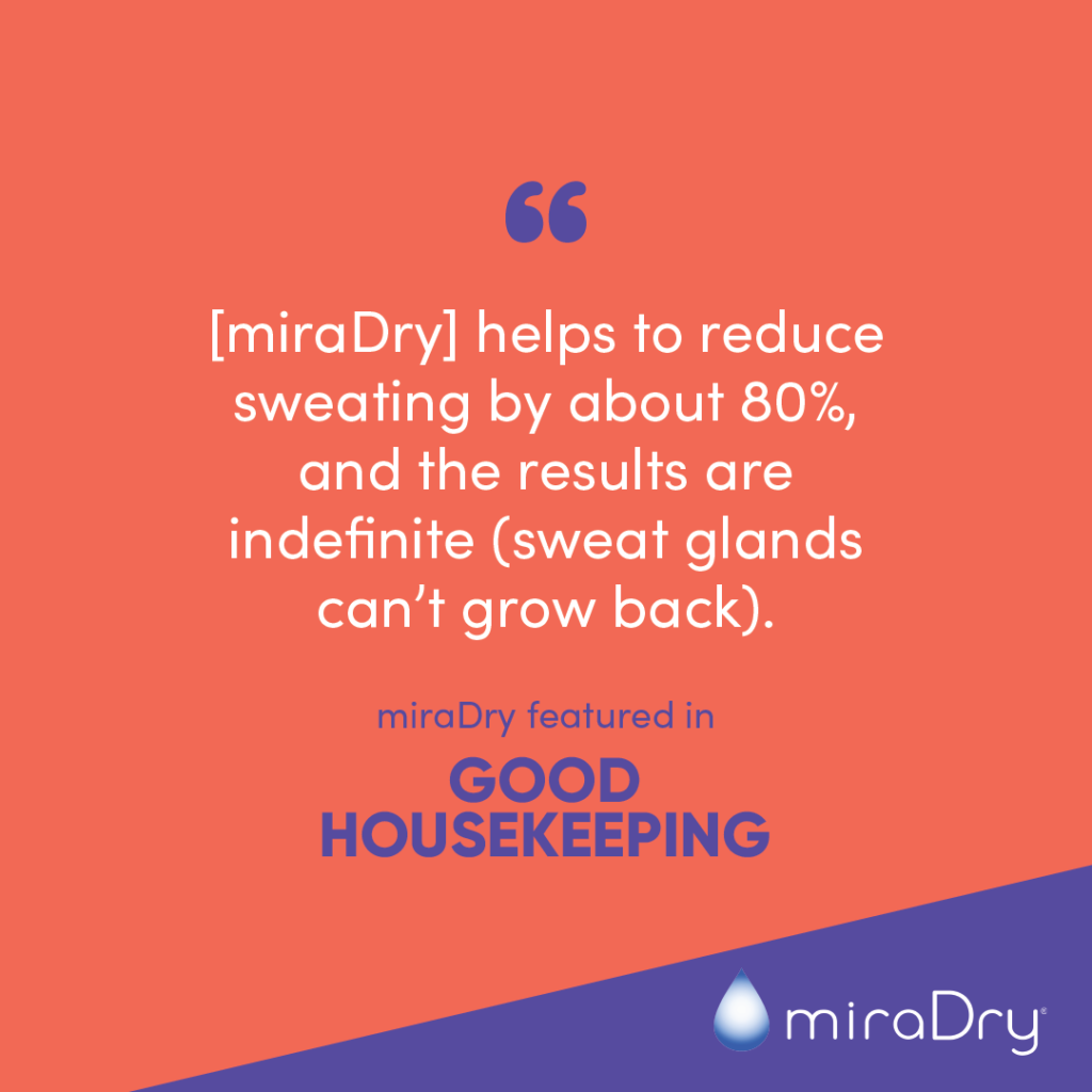 miraDry quote featured in good housekeeping